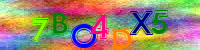 Blue Captcha Image