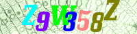 Blue Captcha Image