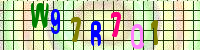 Blue Captcha Image