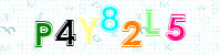 Blue Captcha Image