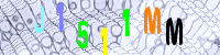 Blue Captcha Image
