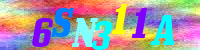 Blue Captcha Image