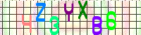 Blue Captcha Image
