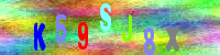 Blue Captcha Image