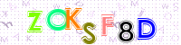 Blue Captcha Image