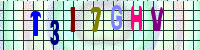 Blue Captcha Image