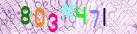 Blue Captcha Image