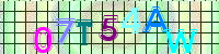 Blue Captcha Image