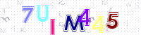 Blue Captcha Image