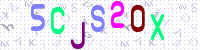 Blue Captcha Image
