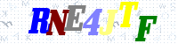 Blue Captcha Image