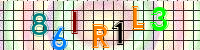 Blue Captcha Image