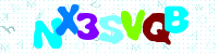 Blue Captcha Image