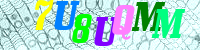 Blue Captcha Image