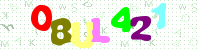 Blue Captcha Image