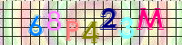 Blue Captcha Image
