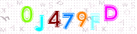 Blue Captcha Image