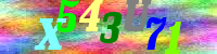Blue Captcha Image
