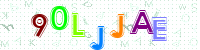 Blue Captcha Image