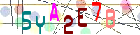 Blue Captcha Image