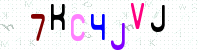 Blue Captcha Image