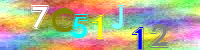Blue Captcha Image