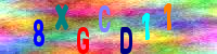 Blue Captcha Image