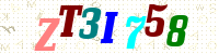 Blue Captcha Image