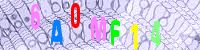 Blue Captcha Image