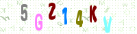 Blue Captcha Image