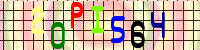Blue Captcha Image