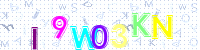 Blue Captcha Image
