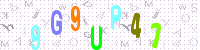 Blue Captcha Image