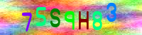 Blue Captcha Image