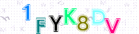 Blue Captcha Image
