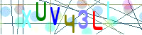 Blue Captcha Image