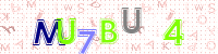 Blue Captcha Image