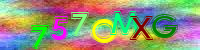 Blue Captcha Image