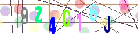 Blue Captcha Image