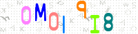 Blue Captcha Image
