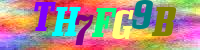 Blue Captcha Image