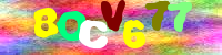 Blue Captcha Image