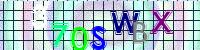 Blue Captcha Image