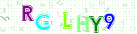 Blue Captcha Image
