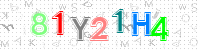 Blue Captcha Image