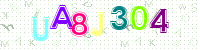 Blue Captcha Image