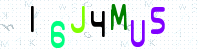 Blue Captcha Image
