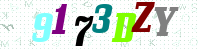 Blue Captcha Image