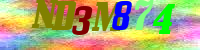 Blue Captcha Image