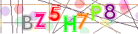 Blue Captcha Image